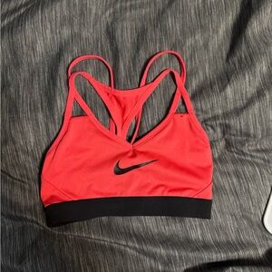 Nike Women's Vibrant Red Sports Bra